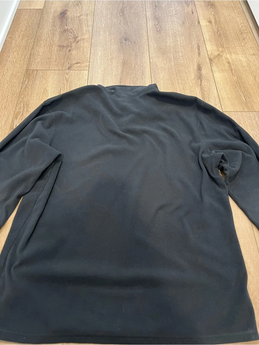 North Face Black Fleece Jacket quarter zip. Light weight fleece